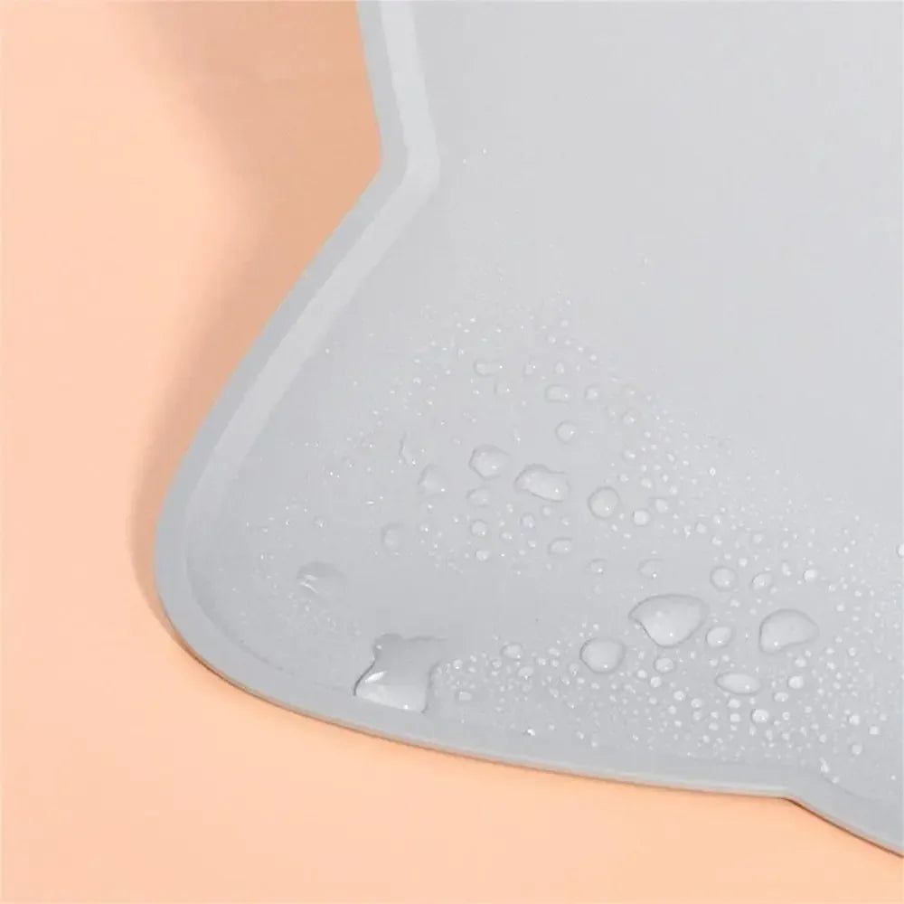Non-slip For Dogs Water Feeding Dog Accessories Waterproof Watering Supplies Silicone Food Mat Pet Cats Feeders Pets Products