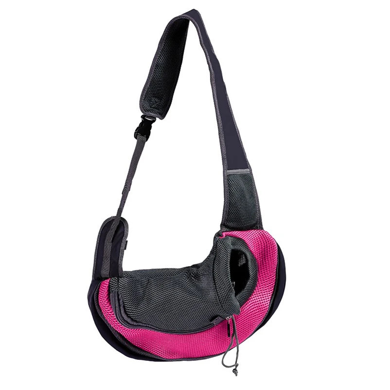 Popular pet backpack pet crossbody bag portable thickened material comfortable and breathable cat and dog pet supplies