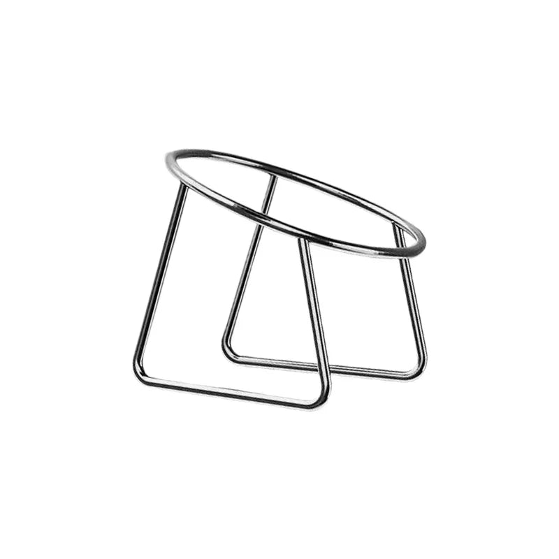 Raised Cat Bowls Tilted Neck Guard Cat Food Bowl 304 Stainless Steel Shatter-resistant Elevated 15° Pet Supplies for Puppy Cat