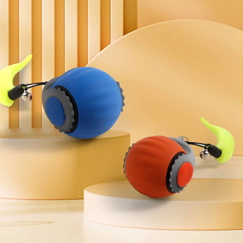 Pelota inteligente para gatos, juguete eléctrico para gatos, autoexcitante, antiaburrimiento, seguro y resistente a las mordeduras.
