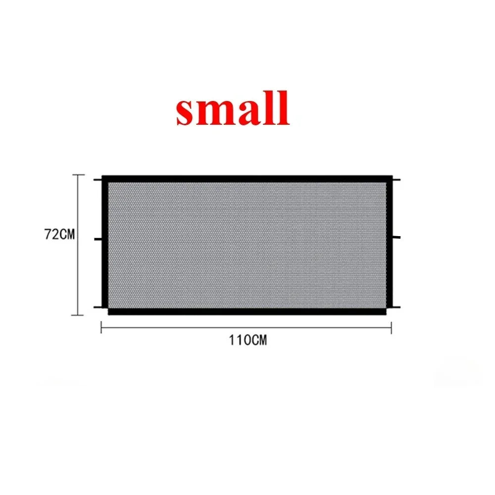 1Set Pet Barrier Fences Mesh Dog Gate Folding Stairs Entrance Separation Guard Portable Breathable Children Safety Playpen