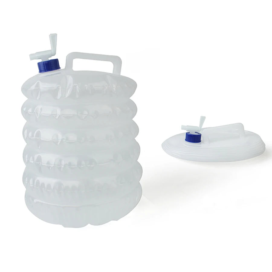 Portable 5/10L /15L Outdoor Foldable Collapsible Drinking Car Water Bag Carrier Container Outdoor Camping Hiking Picnic Emergenc
