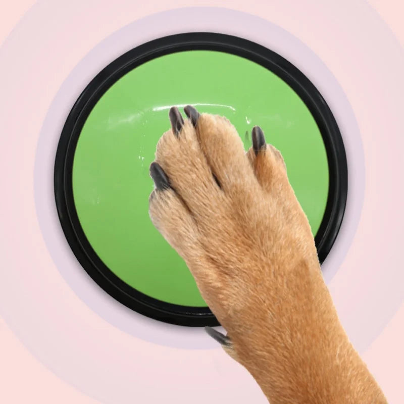 Dog Toys Funny Dog Recordable Pet Toys Travel Talking Pet Starters Pet Speaking Buttons Portable Cute Pet Supplies