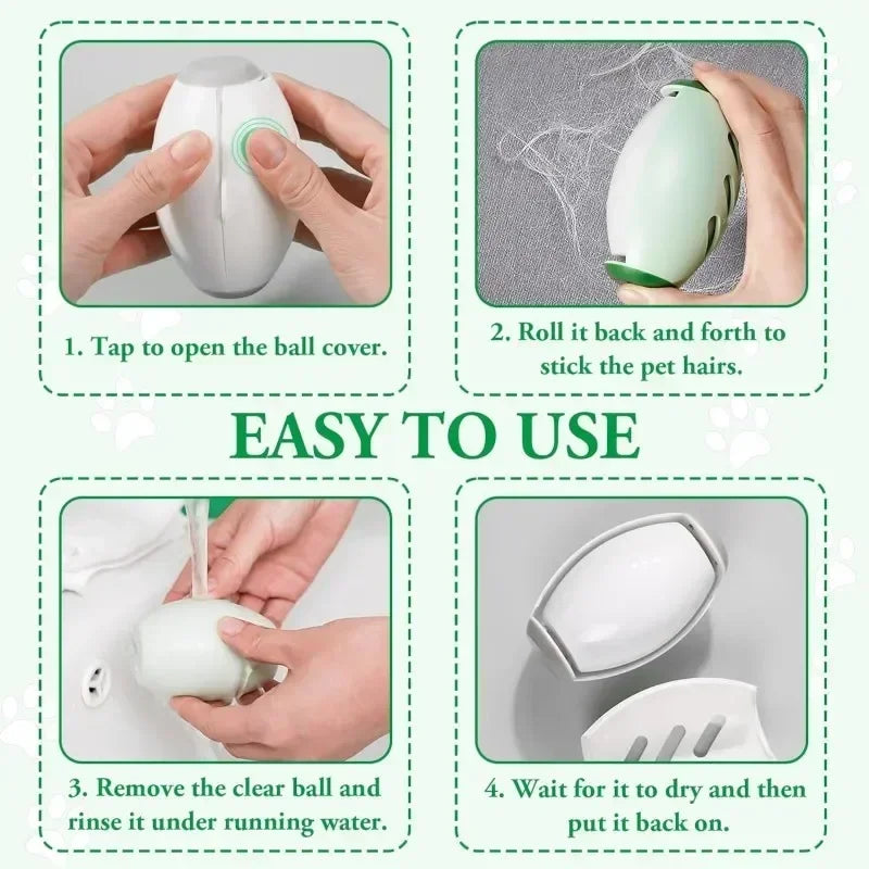 Reusable Washable Portable Clothes Cleaning Roller for Traveling Pet Hair Remover Dust Removal Eliminator Brush Hair Sticky