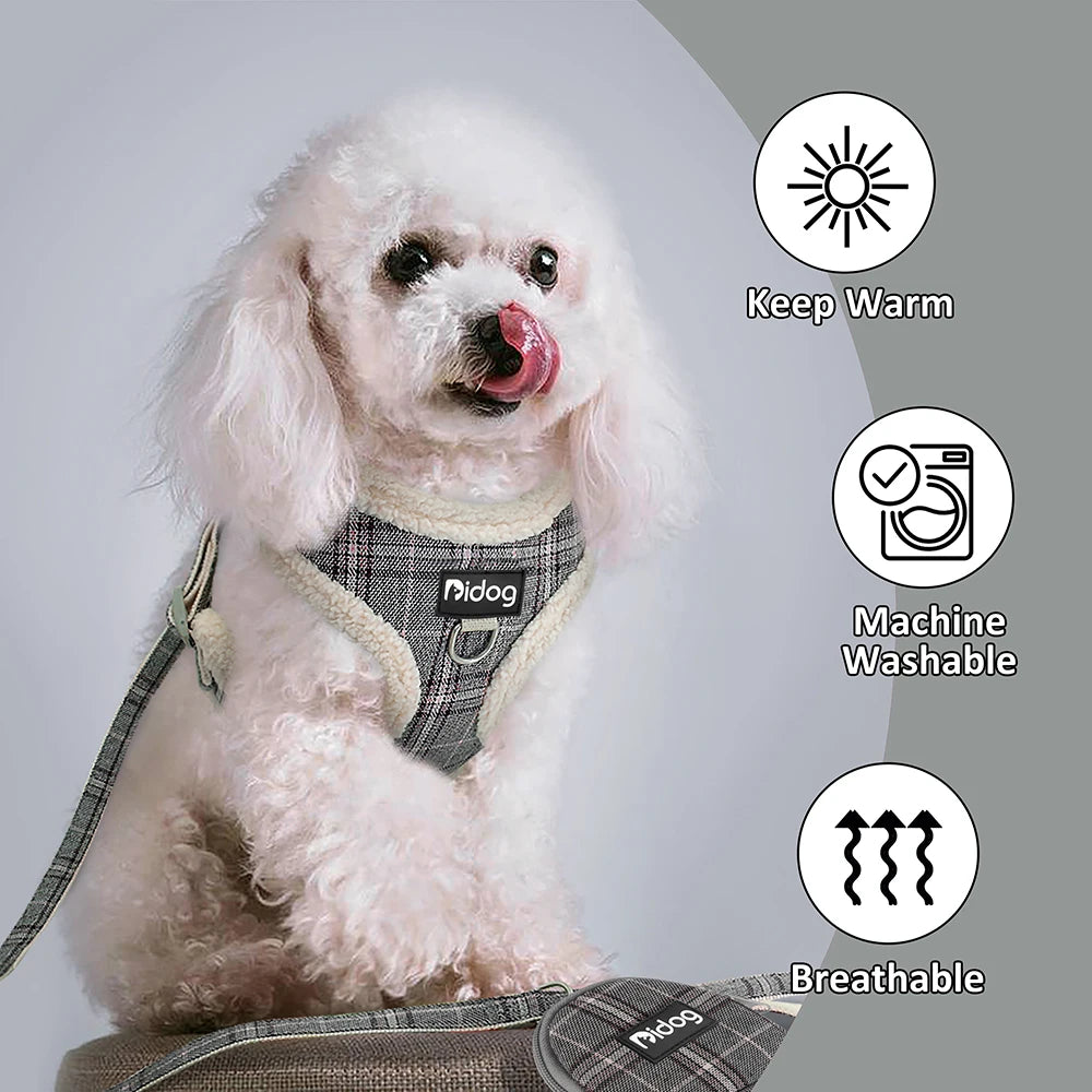 Soft Pet Dog Harnesses Vest No Pull Adjustable Chihuahua Puppy Cat Harness Leash Set For Small Medium Dogs Coat Arnes Perro