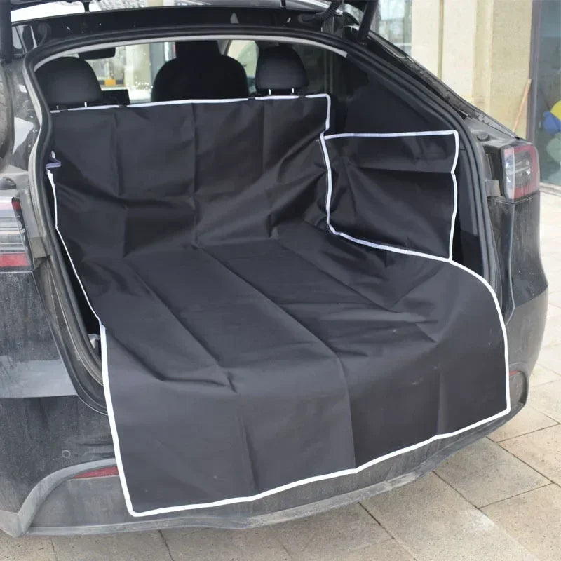 1PC Car Waterproof Pet Cover with Anti Fouling and Scratch Marks Adjustable Pet Isolation Seat Car Universal Seat Cushion