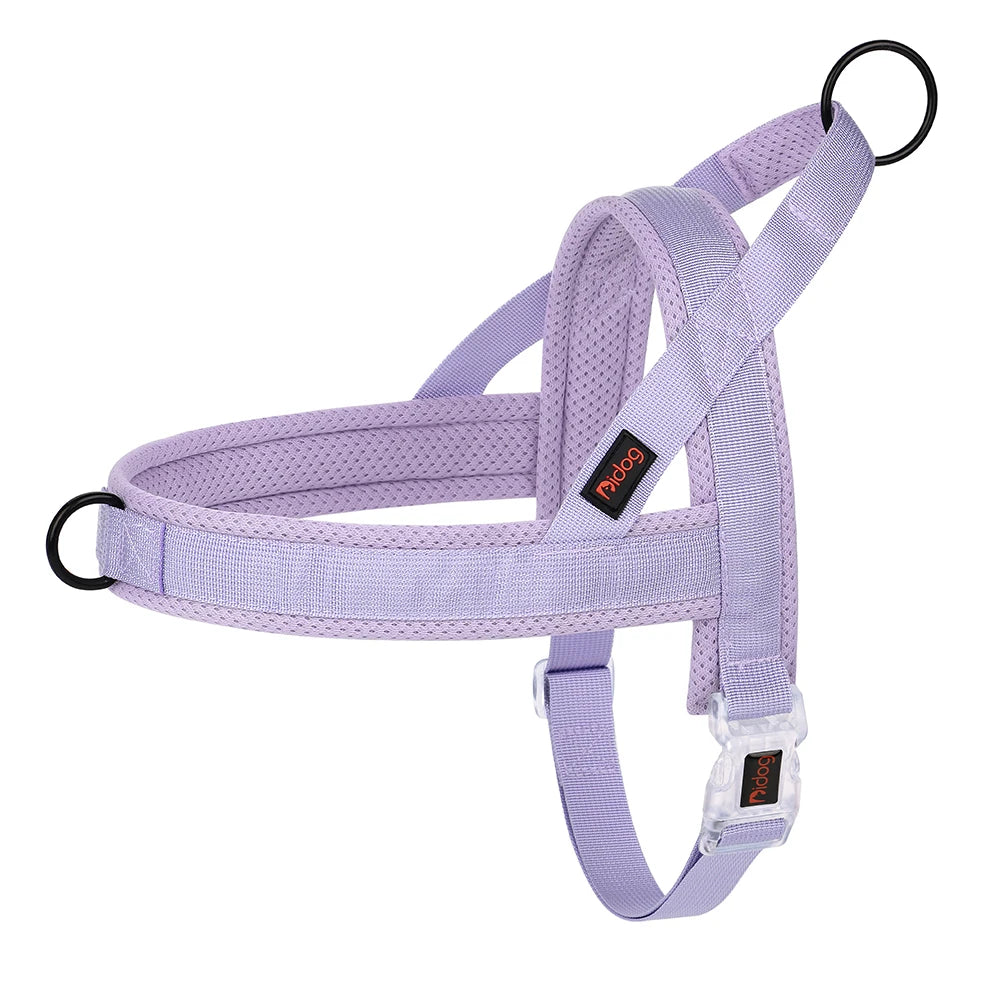 Soft No Pull Dog Harness Nylon Pitbull Dog Puppy Harnesses Padded Pet Vest Adjustable for Small Medium Large Dog Chihuahua Pug
