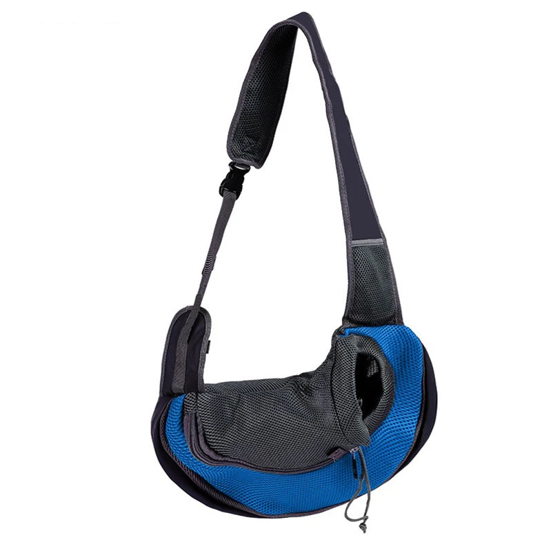 Popular pet backpack pet crossbody bag portable thickened material comfortable and breathable cat and dog pet supplies
