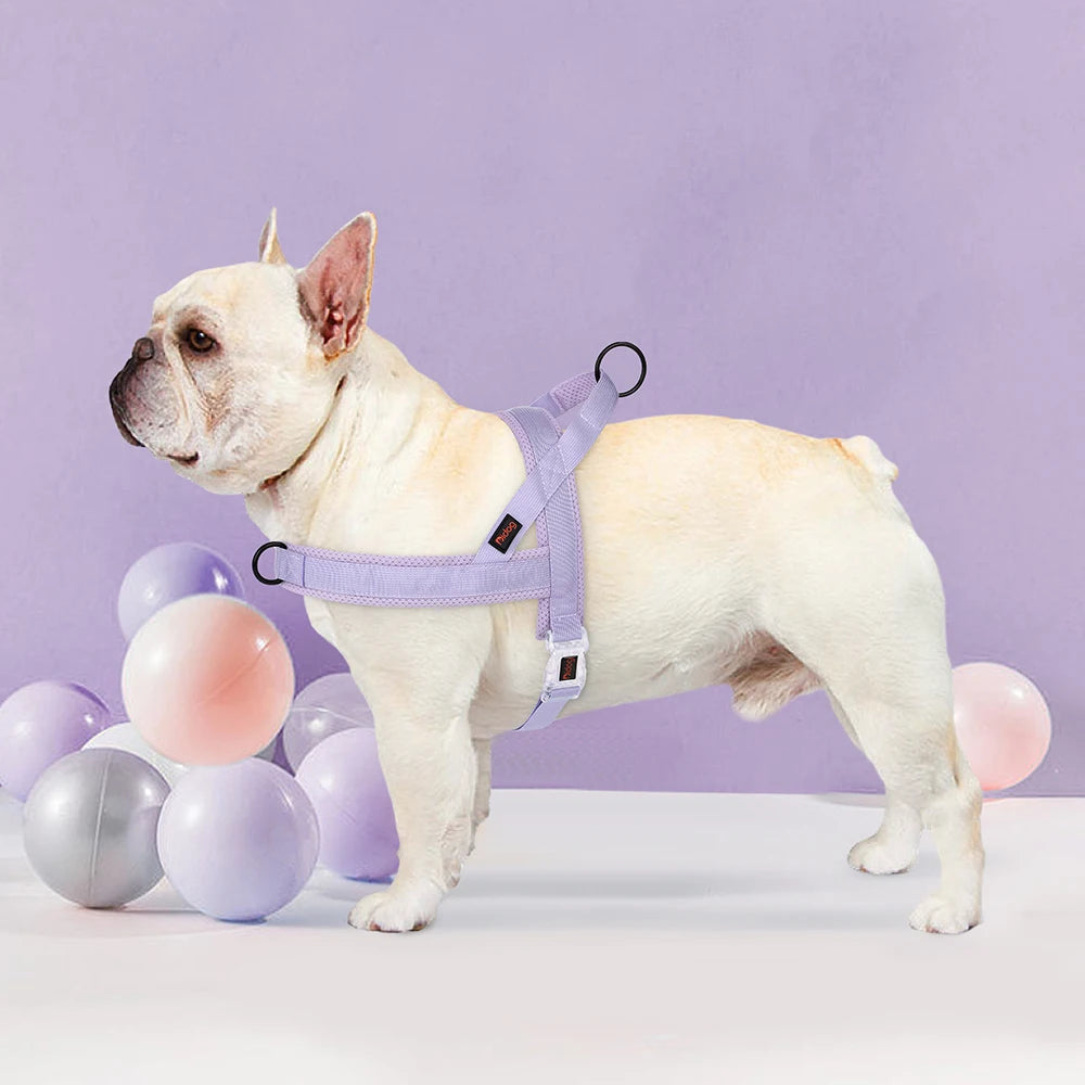 Soft No Pull Dog Harness Nylon Pitbull Dog Puppy Harnesses Padded Pet Vest Adjustable for Small Medium Large Dog Chihuahua Pug