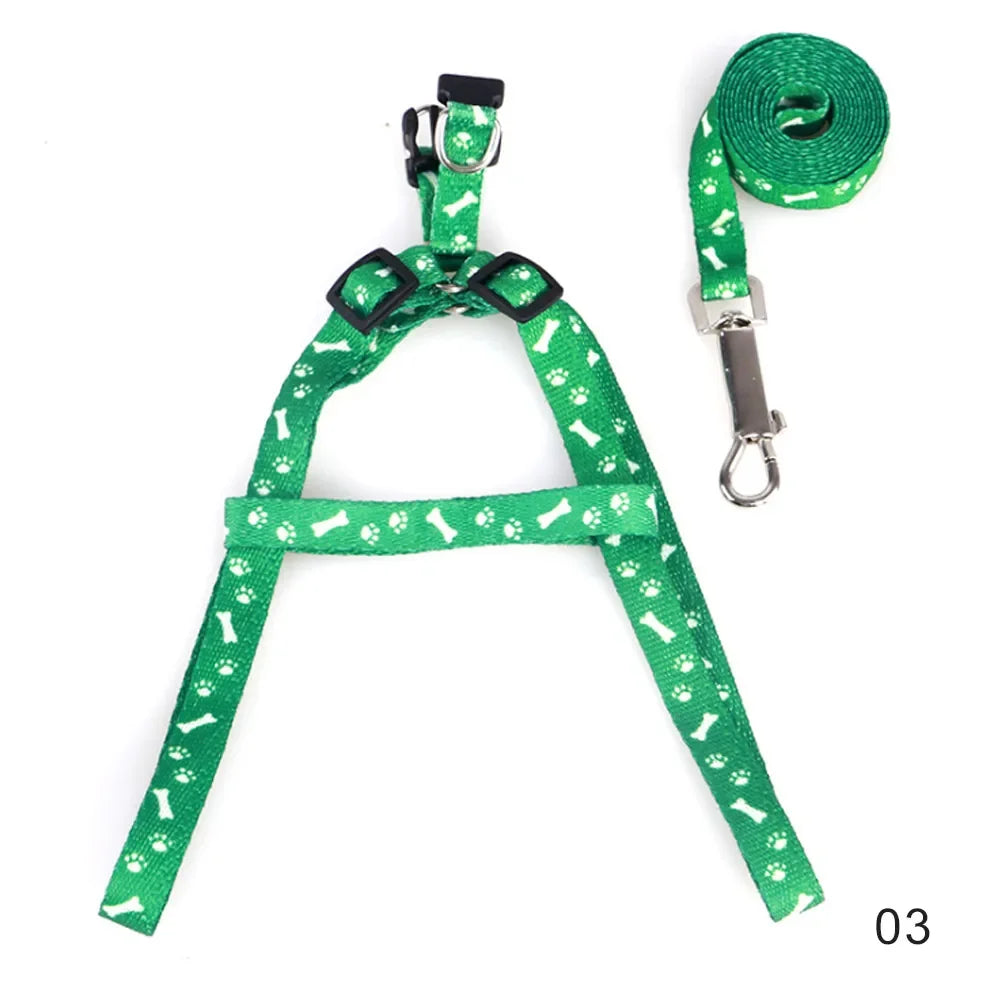 Pet Dog Harness Adjustable Pet Leashes Puppy Collar for Small Dogs Cat Harness Medium Dog Accessories Outdoor Walk