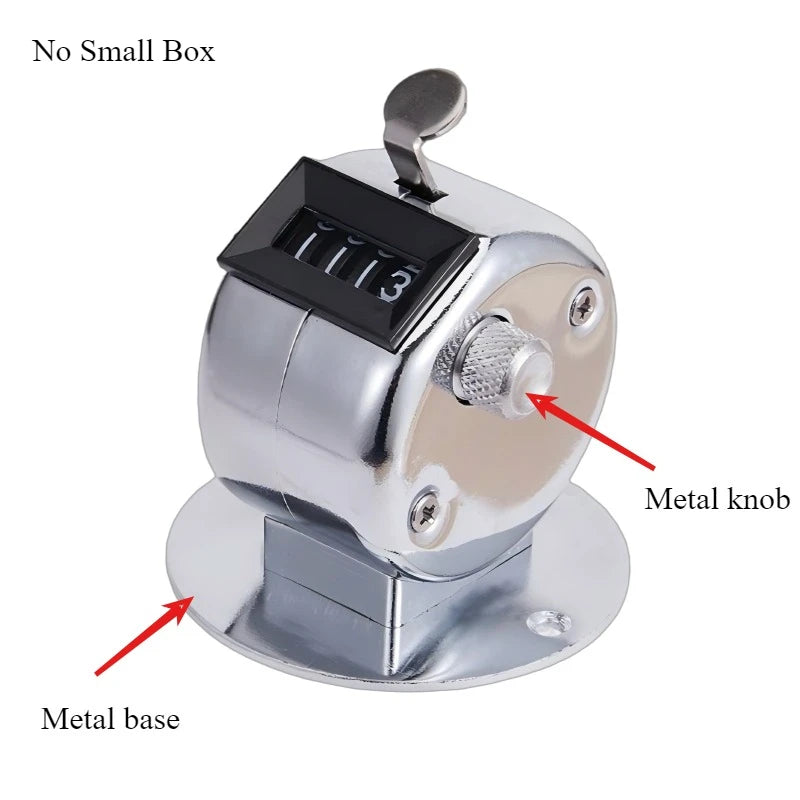 Easy To Use NEW 4 Digit Hand Tally Counter Manual Clicker Golf Training Digital Counting Device Mini Mechanical Counter