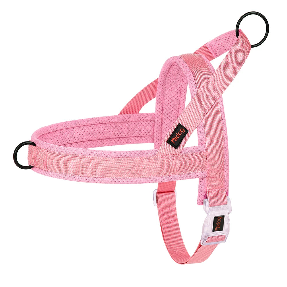 Soft No Pull Dog Harness Nylon Pitbull Dog Puppy Harnesses Padded Pet Vest Adjustable for Small Medium Large Dog Chihuahua Pug