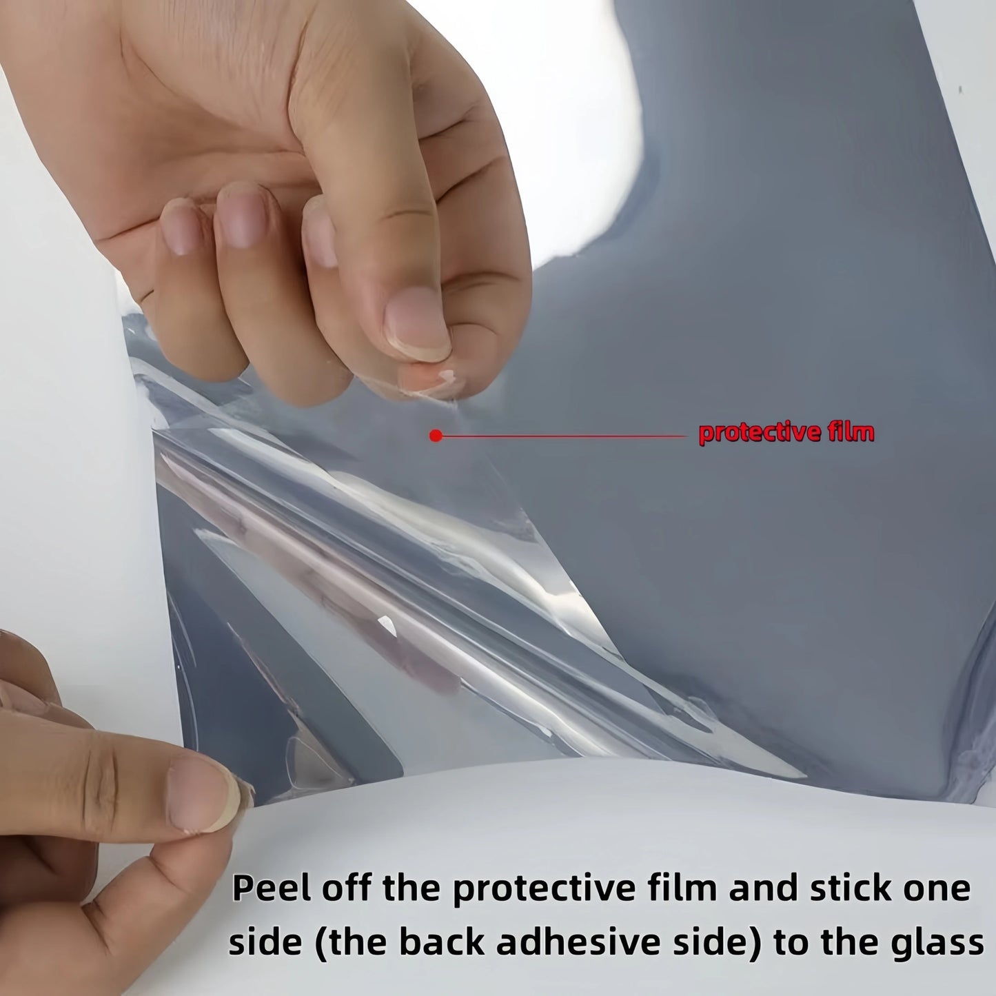 One-Way Perspective Glass Window Sticker Insulating Window Film Window Privacy Film Isolation 99% Uv Mirror Reflection