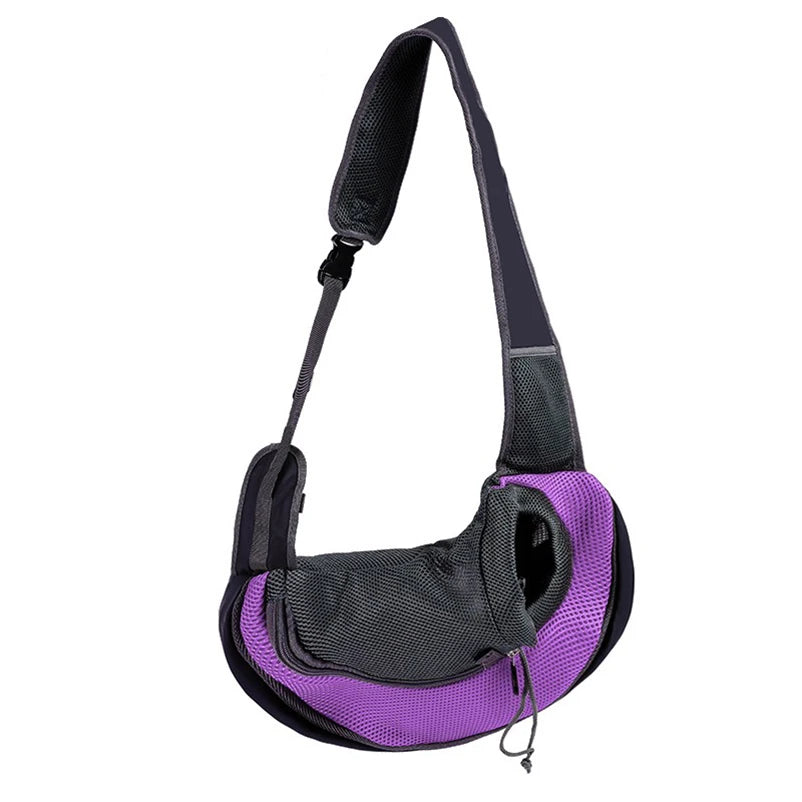 Popular pet backpack pet crossbody bag portable thickened material comfortable and breathable cat and dog pet supplies