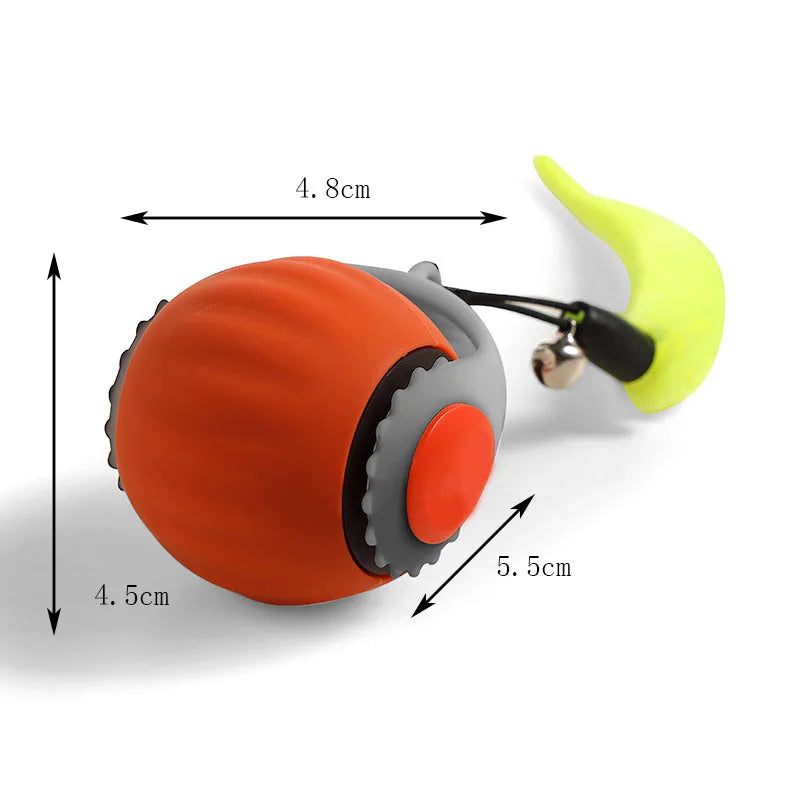 Pelota inteligente para gatos, juguete eléctrico para gatos, autoexcitante, antiaburrimiento, seguro y resistente a las mordeduras.
