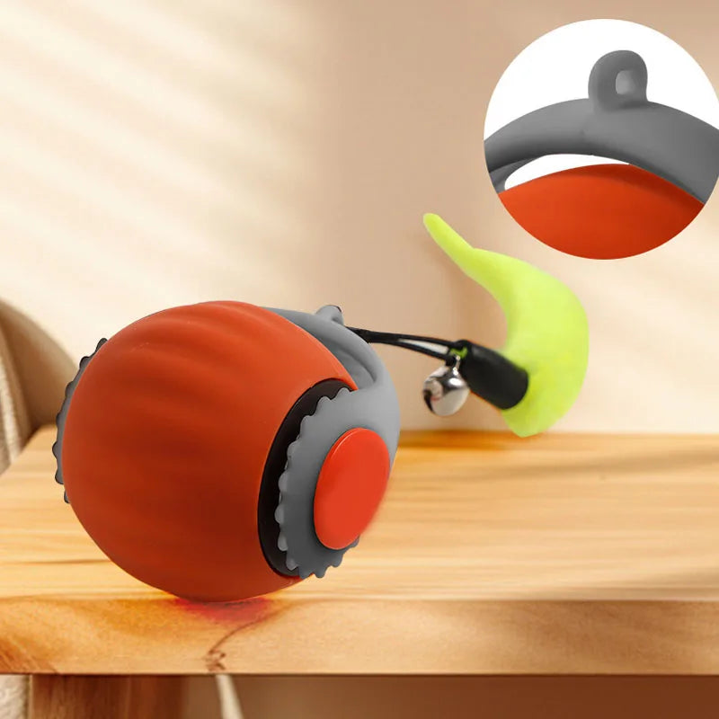 Pelota inteligente para gatos, juguete eléctrico para gatos, autoexcitante, antiaburrimiento, seguro y resistente a las mordeduras.