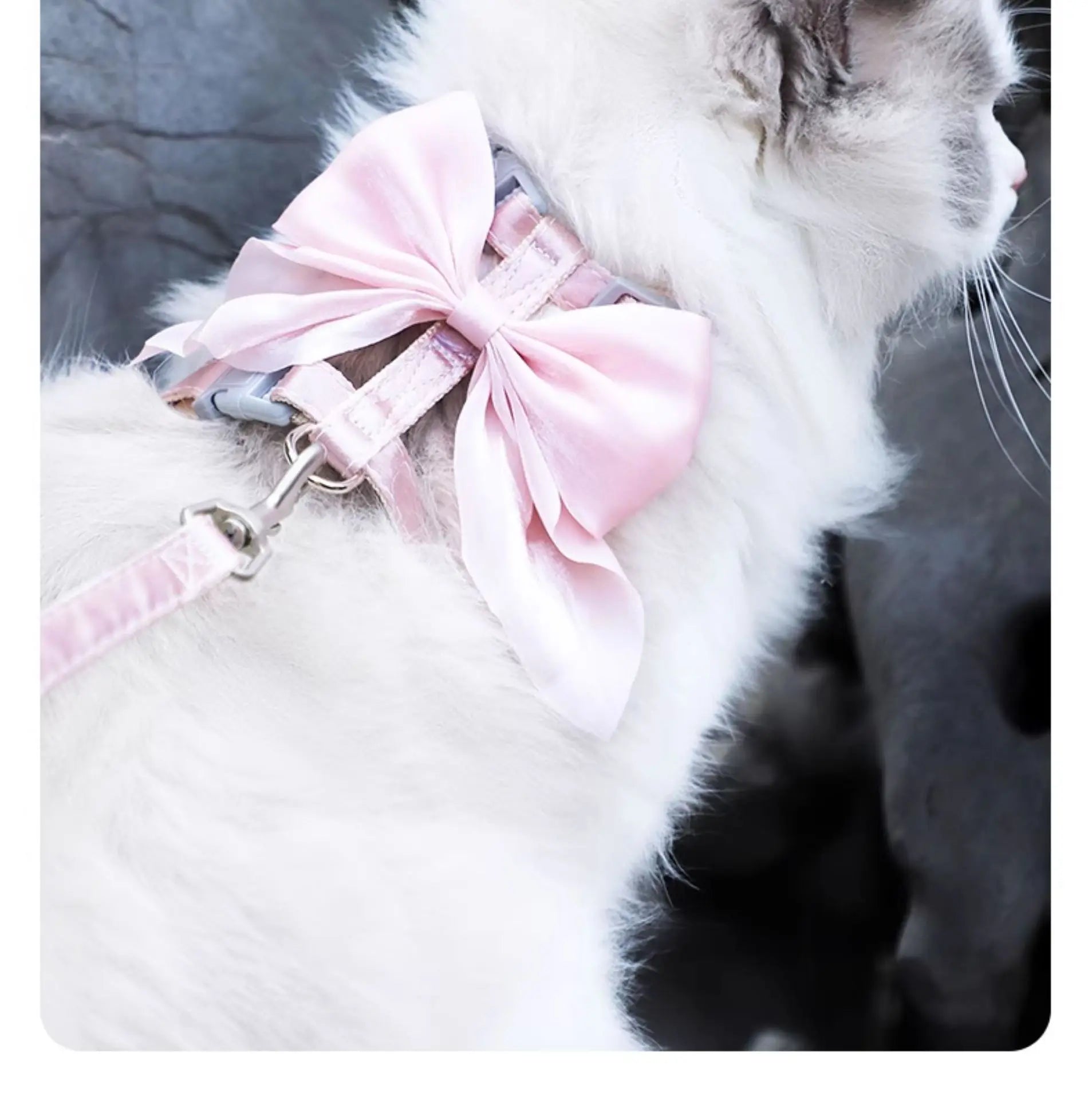 Adjustable Pet Harness with Traction Rope for Cat Kitten Puppy Rabbit Ferret Cute Cat Harness Leash Cat Harness Leash forWalking