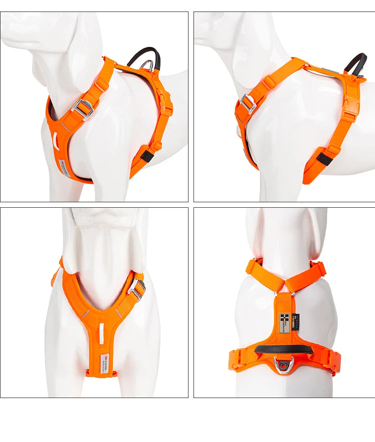 Pet Harness No Pull Reflective Dog Harness for Small Medium Large Dog Vest Adjustable Breathable Outdoor Travel dog accessories