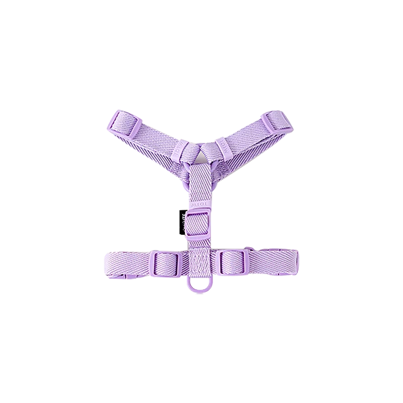 Adjustable Puppy Harness Set, Reflective Dog Collar & Leash for Small Dogs 2-6kg, Macaron Color Cat Safe Walking Gear