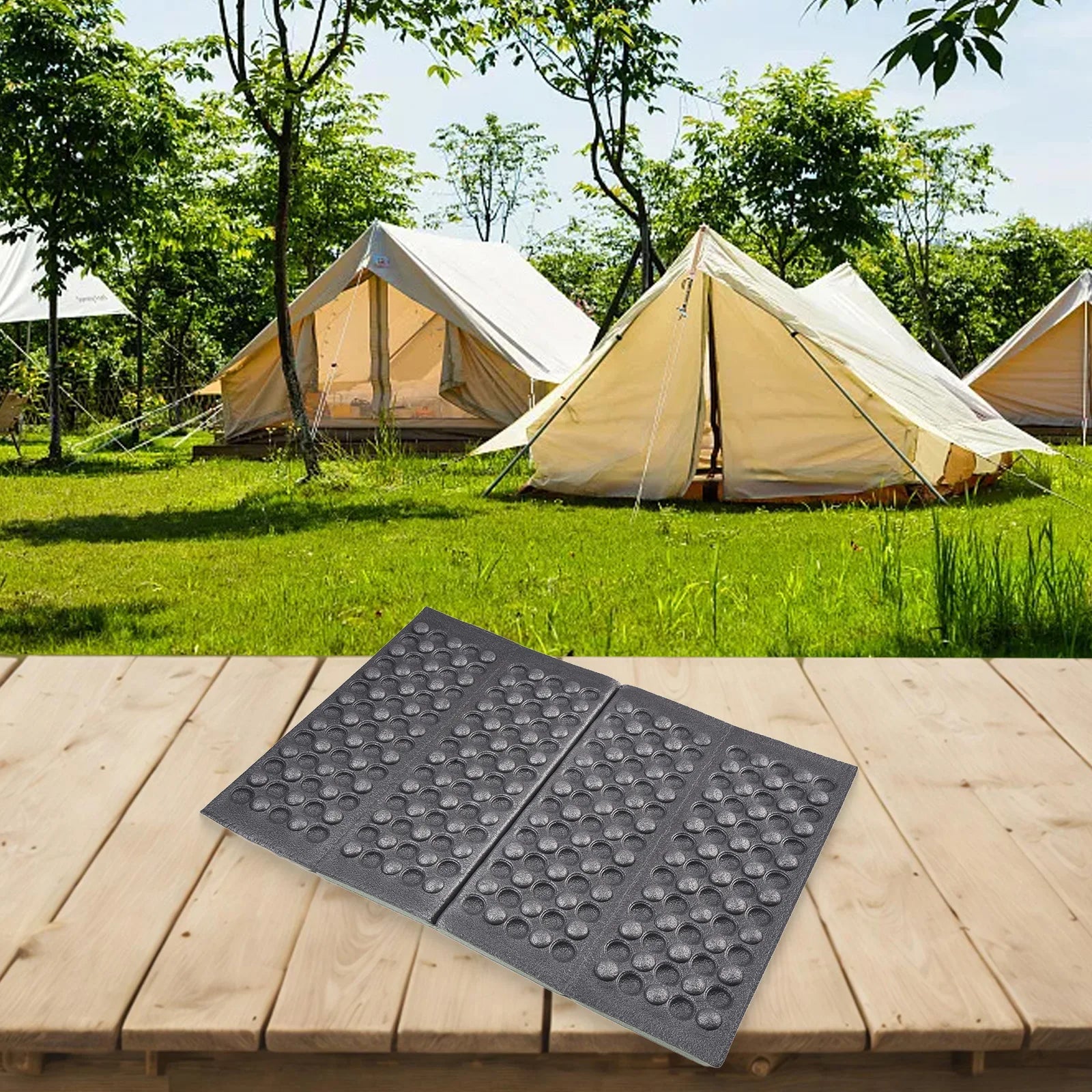 Portable Lightweight Mini Folding Mat Foam Sitting Pad For Outdoor Activities Foldable Kneeling And Seat Cushion For Comfort