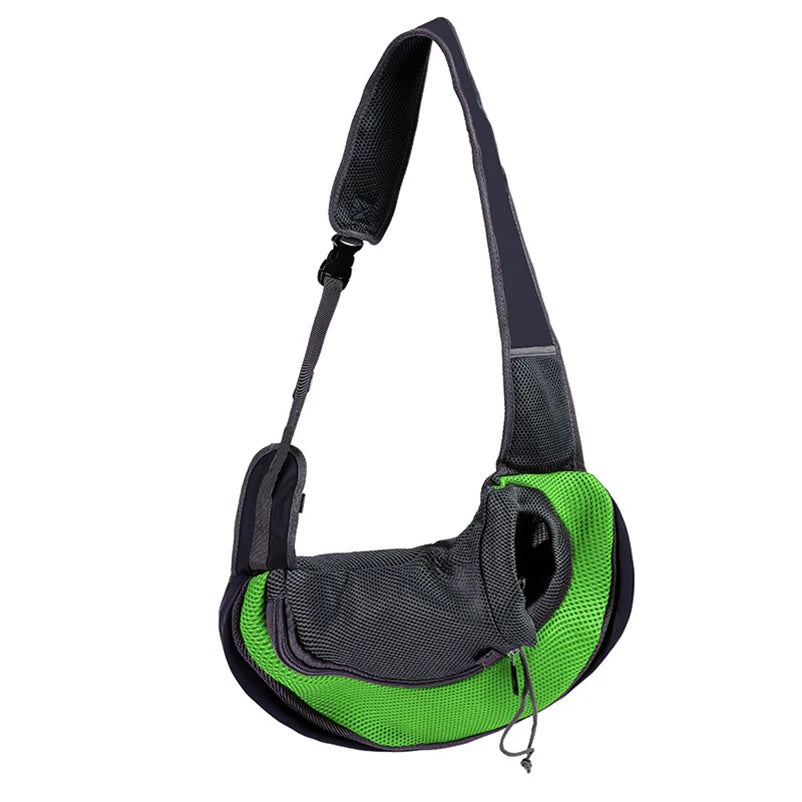 Popular pet backpack pet crossbody bag portable thickened material comfortable and breathable cat and dog pet supplies