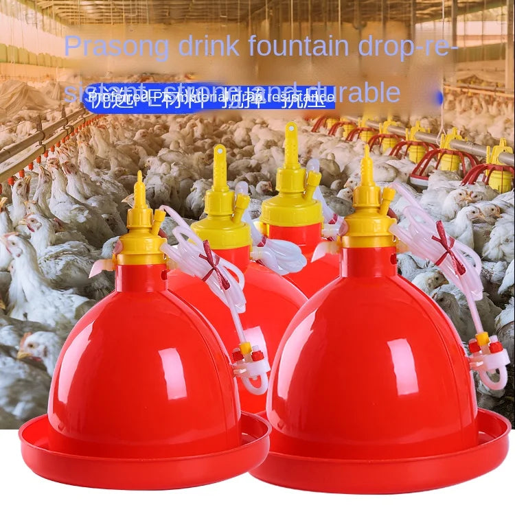 Chicken Duck Goose Broiler Plasson Drinker Plastic Poultry Waterer Automatic Fountaion Kettle Drinking Watering line Supplies