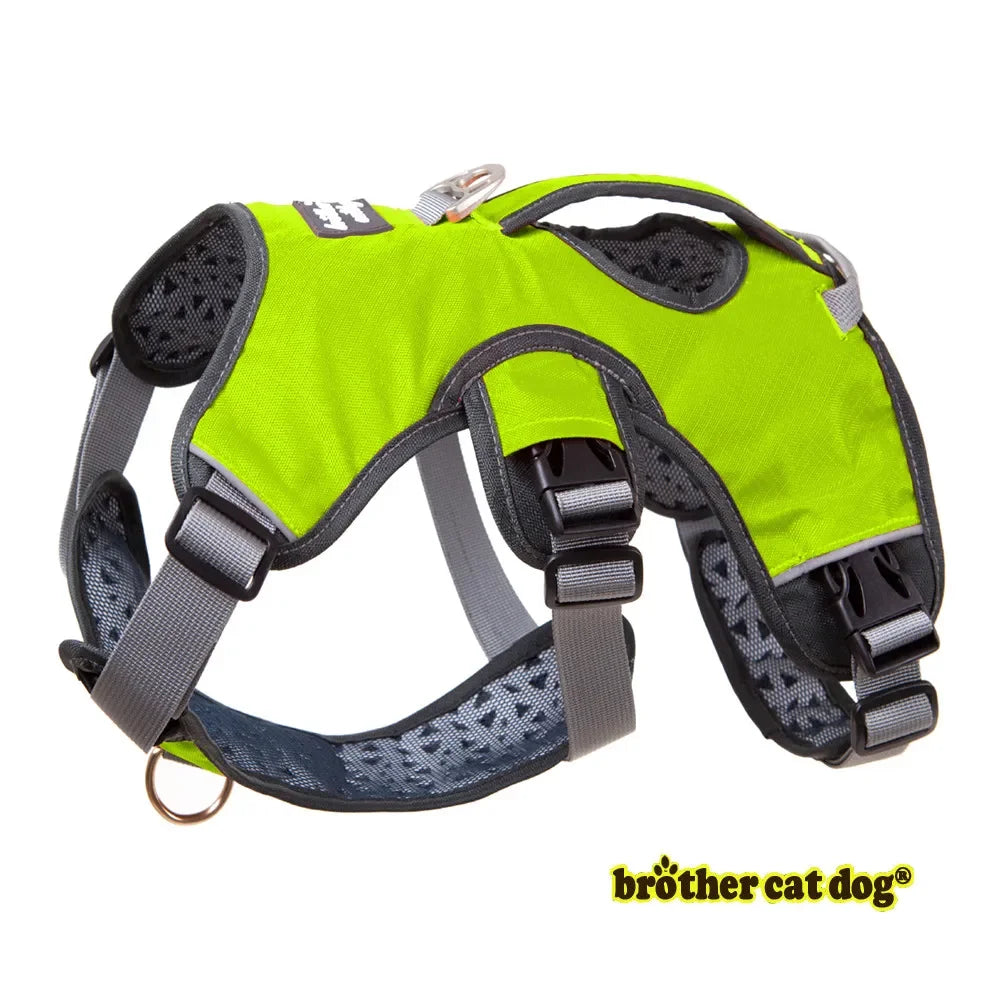 Pet Dog Harness Walk Vest For Big Large Dogs Adjustable Strong Outdoor Padded Travel Reflective Harness Pitbull Dropship Perro