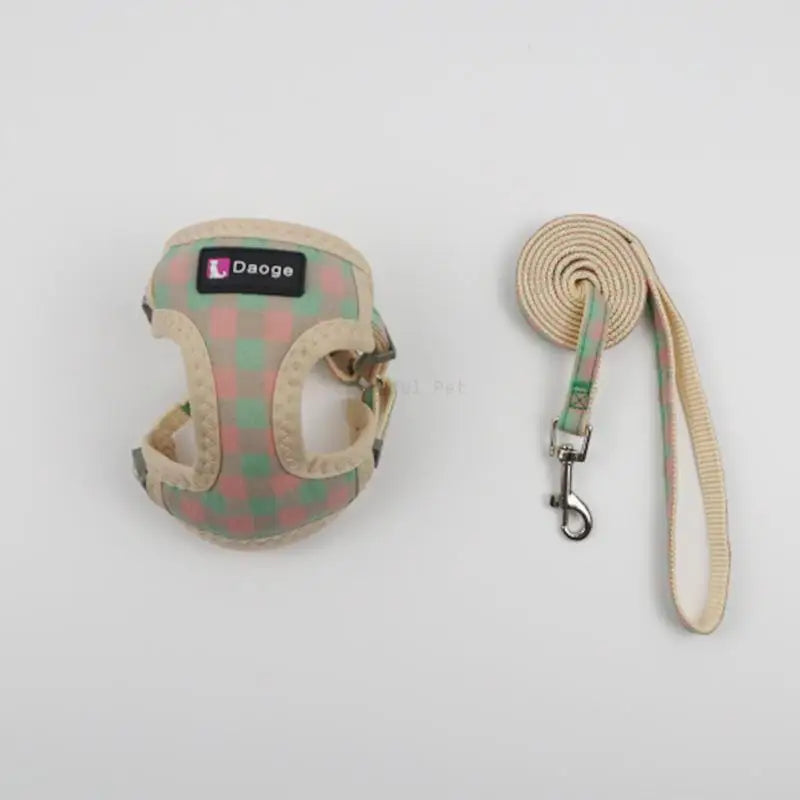 Pet Dog Harness No Pull Breathable Small Dog Harness and Leash Set Adjustable Chihuahua Pet Accessories Harness for Puppies