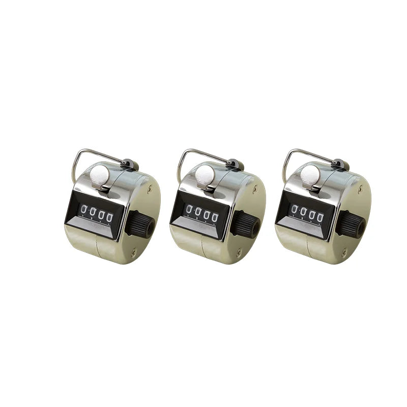 Easy To Use NEW 4 Digit Hand Tally Counter Manual Clicker Golf Training Digital Counting Device Mini Mechanical Counter