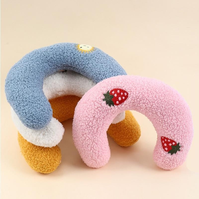 Cat Pillow Pet Cat Dog Sleeping Pillow Soft U-shaped Pillow Cat Toy Pet Toys Pet Supplies  аксесуари для котів
