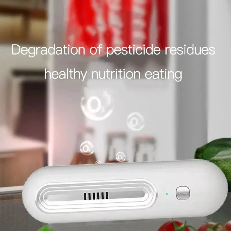 Multi-Functional Air Purifier & Deodorizer for Refrigerator, Car, Pet Area, Toilet - Eliminates Odors and Extends Food Freshness