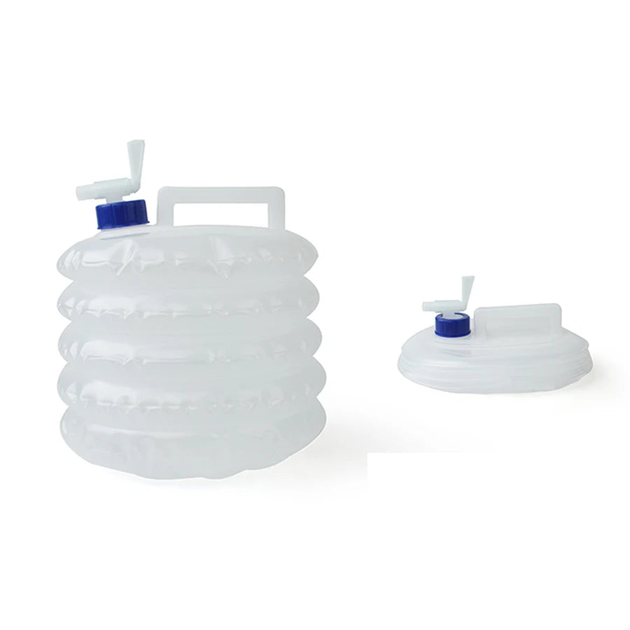 Portable 5/10L /15L Outdoor Foldable Collapsible Drinking Car Water Bag Carrier Container Outdoor Camping Hiking Picnic Emergenc