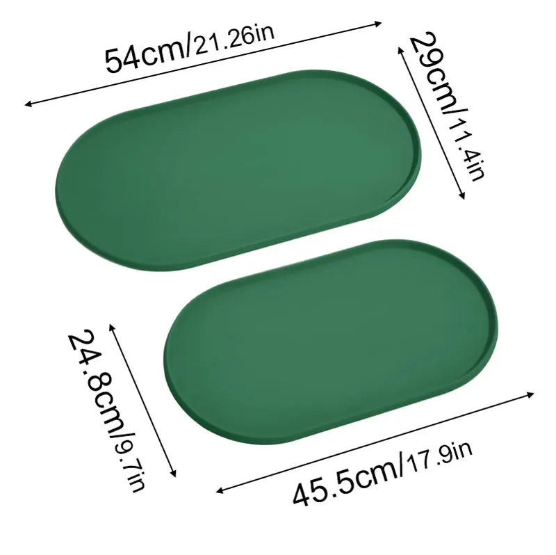 Pet Silicone Food Mat Placemat Waterproof Prevent Spills Dog Feeding Mats Easy to Clean Non-Slip Pet Feeding Water Supplies
