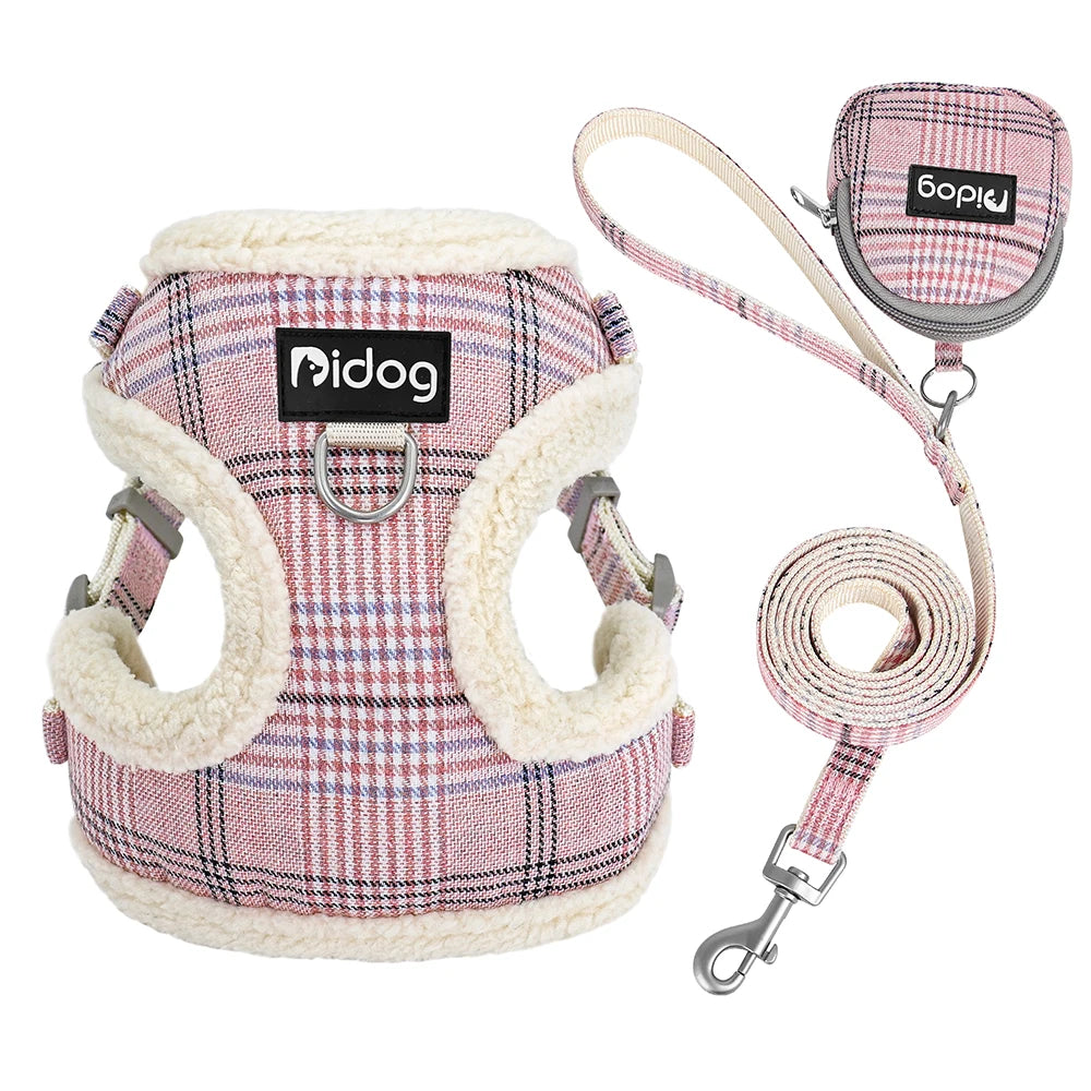 Soft Pet Dog Harnesses Vest No Pull Adjustable Chihuahua Puppy Cat Harness Leash Set For Small Medium Dogs Coat Arnes Perro