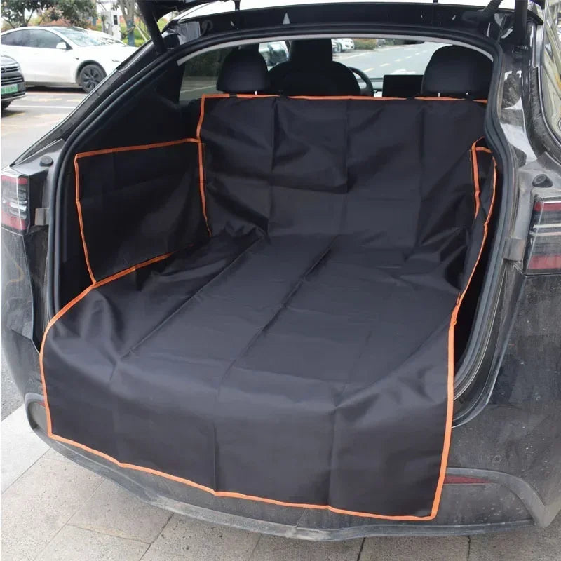 1PC Car Waterproof Pet Cover with Anti Fouling and Scratch Marks Adjustable Pet Isolation Seat Car Universal Seat Cushion