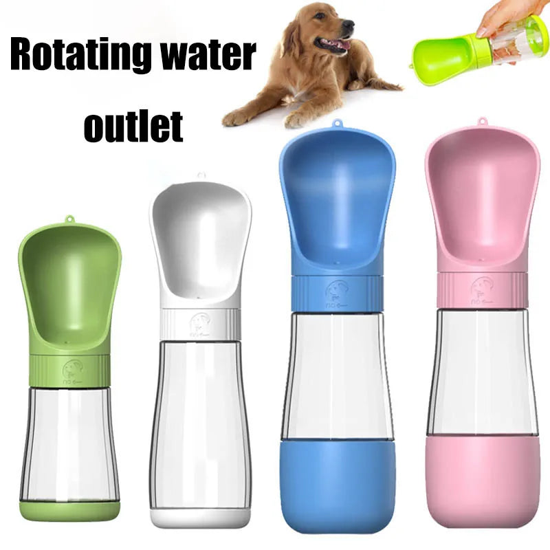 Two-in-one feeding and drinking pet water cup portable travel outdoor drinking fountain dog water cup kettle outdoor supplies