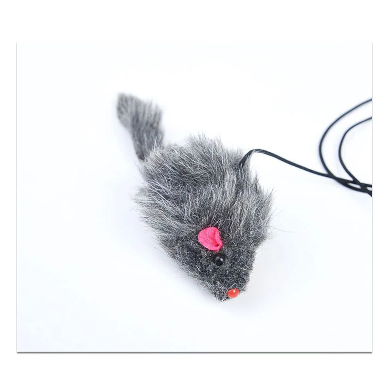 Juguete colgante para puerta con forma de ratón, para gatos, con clip elástico, para saltar, para aliviar el estrés y la ansiedad, ideal para mascotas.