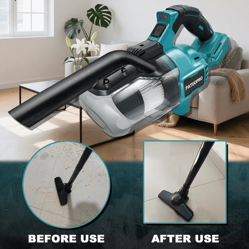 Cordless Handheld Electric Vacuum Cleaner for Makita 18V Battery Portable for Hard Floor Carpet Car Pet Hair Cleaning Tools