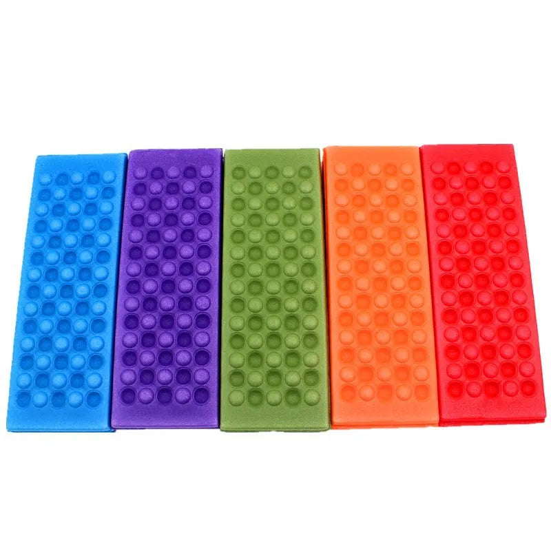 Outdoor Seat Mat XPE Floor Mat 4 Folding Foam Mat Waterproof Insulation Portable Moisture-proof Picnic Mat Butt Mat