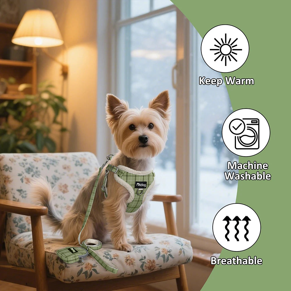 Soft Pet Dog Harnesses Vest No Pull Adjustable Chihuahua Puppy Cat Harness Leash Set For Small Medium Dogs Coat Arnes Perro