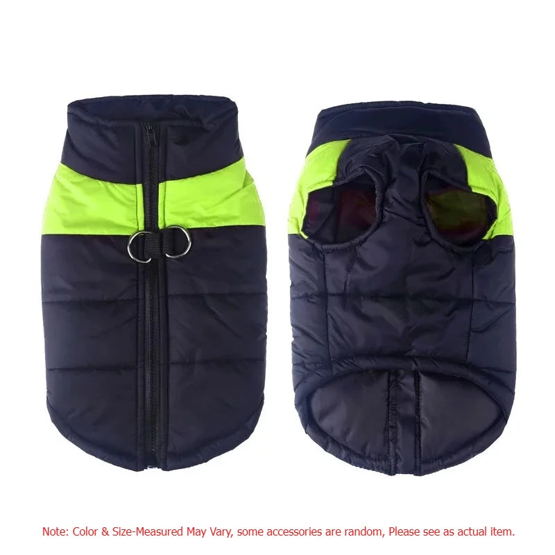 Winter Pet Dog Clothes Warm Big Dog Coat Puppy Clothing Waterproof Pet Vest Jacket For Small Medium Large Dogs Golden Retriever