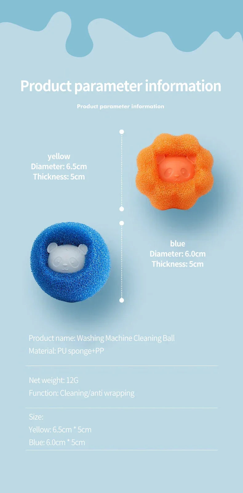 Laundry Balls Pet Hair Collector for Washing Machine Reusable Laundry Lint Catcher Removes Lint From Clothes Pet Cat Accessories
