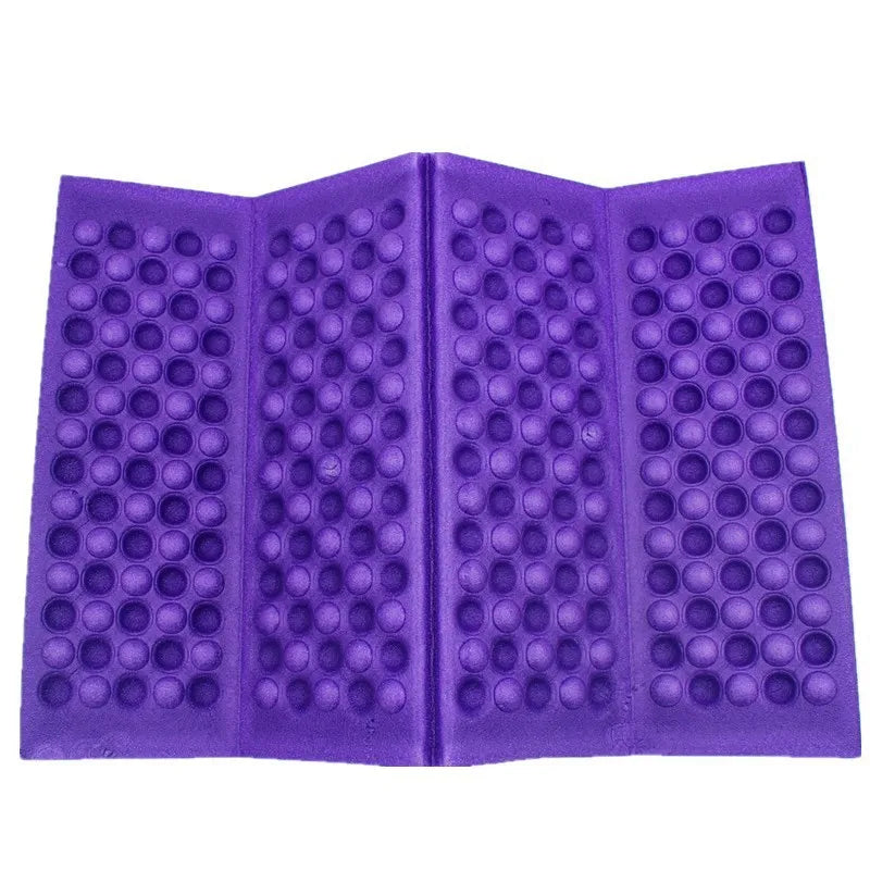 Outdoor Seat Mat XPE Floor Mat 4 Folding Foam Mat Waterproof Insulation Portable Moisture-proof Picnic Mat Butt Mat