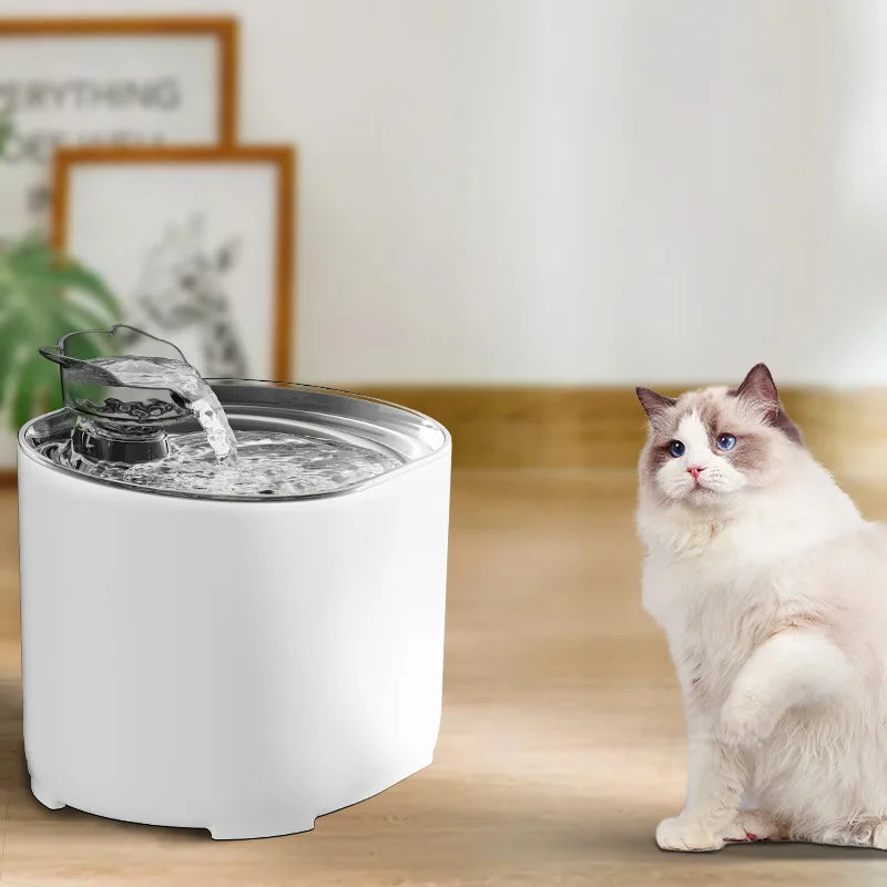 Cat Fountain Pets Water Fountain Cats Dispenser Auto Filter USB Electric Mute Cat Drinker Bowl Recirculate Filtring Drinker