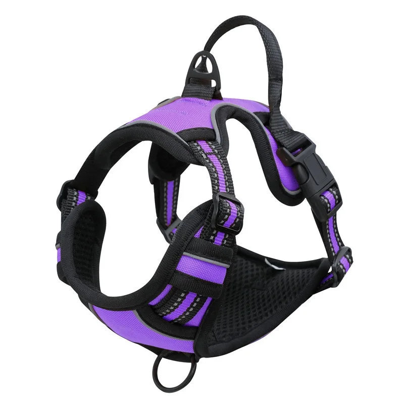 No Pull Dog Harness Large Dog Harnesses Heavy Duty Reflective Easy Control Handle for Large Dog Walking Medium Dogs Pet Supplies