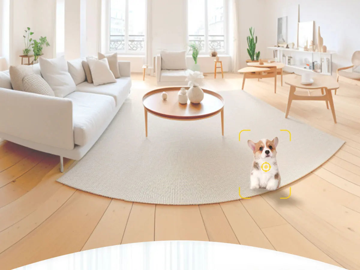 Boykeep 2K Pet Dog Camera with Phone App, 5G/2.4GHz WiFi Indoor Security Baby Camera, 360° Pan & Tilt, 2-Way Audio, Night Vision