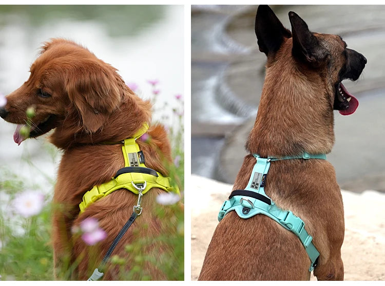 Pet Harness No Pull Reflective Dog Harness for Small Medium Large Dog Vest Adjustable Breathable Outdoor Travel dog accessories