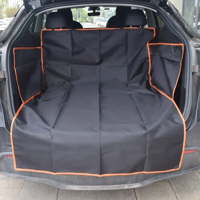 1PC Car Waterproof Pet Cover with Anti Fouling and Scratch Marks Adjustable Pet Isolation Seat Car Universal Seat Cushion