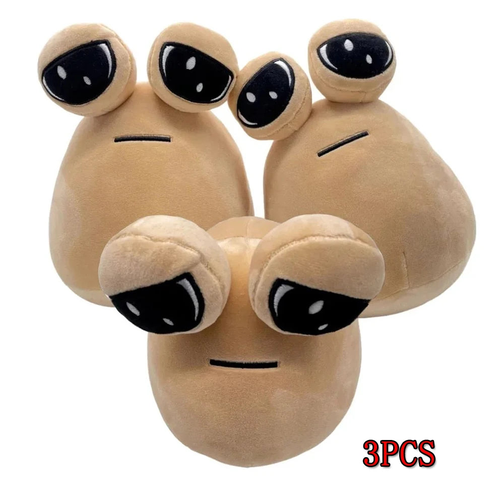 My Pet Alien Pou Plush Toys Anime Game The Maw Pou Doll Kawaii Cartoon Soft Stuffed Pillow Children Birthday Xmas Gif
