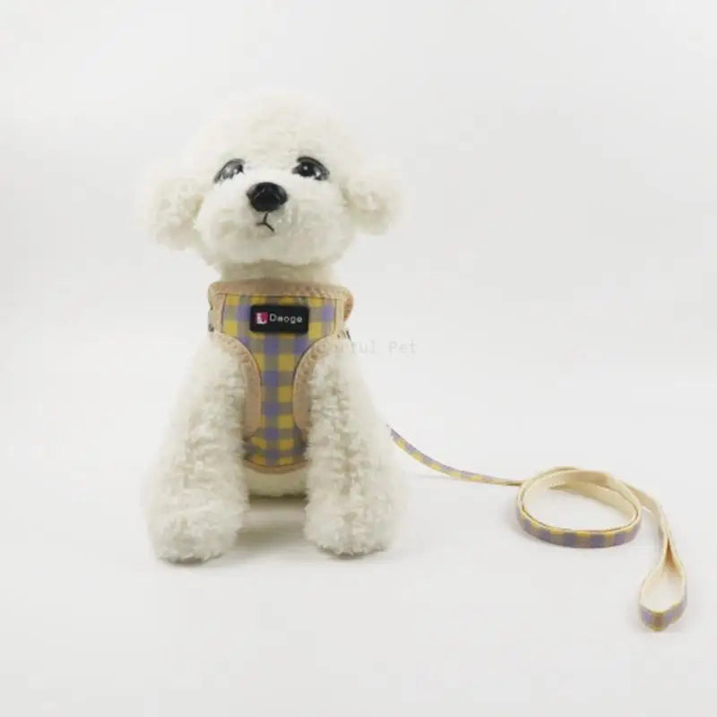 Pet Dog Harness No Pull Breathable Small Dog Harness and Leash Set Adjustable Chihuahua Pet Accessories Harness for Puppies
